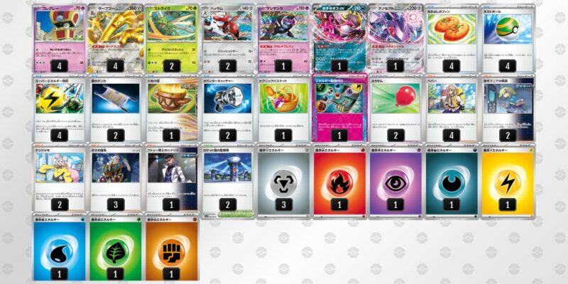 【サーフゴーex】ジムバトル優勝デッキレシピ