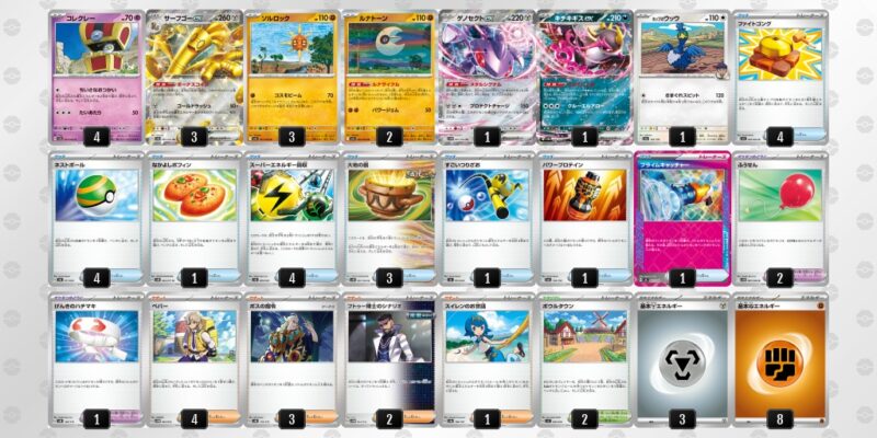 【サーフゴーex】ジムバトル優勝デッキレシピ